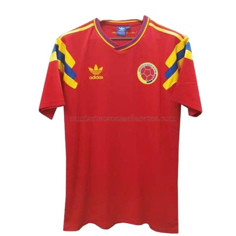 Camiseta Colombia Segunda Equipación 1990 Camiseta Colombia Segunda Equipación 1990