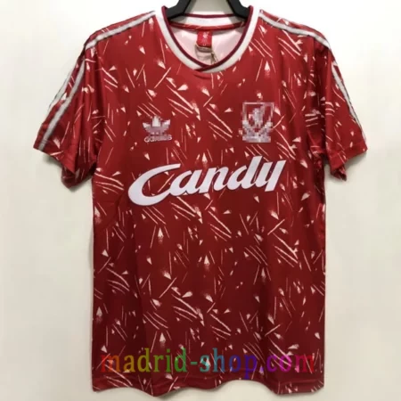 Camiseta Liverpool Primera Equipación 1989-91 Retro
