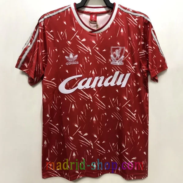 Camiseta Liverpool Primera Equipación 1989-91 Camiseta Liverpool Primera Equipación 1989-91 Retro