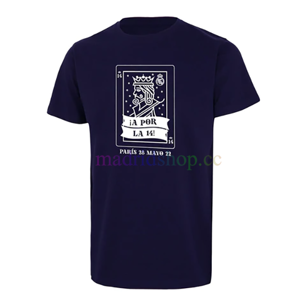 Camiseta Hombre Real Madrid A Por La 14 Azul Camiseta Hombre Real Madrid A Por La 14 Azul
