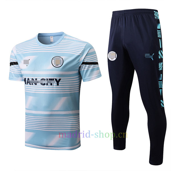Camiseta Entrenamiento Manchester City 2022/23 Azul Kit Camiseta Entrenamiento Manchester City 2022/23 Azul Kit
