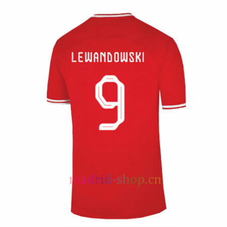 Lewandowski Camiseta Polonia Primera Equipación 2022 Copa Mundial