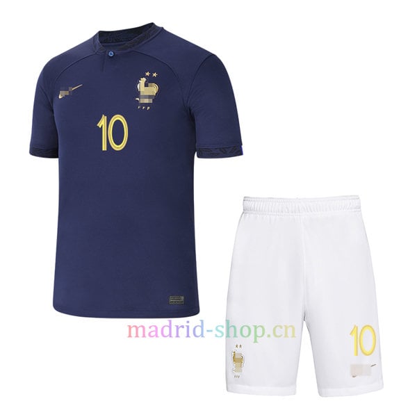 Mbappé Camiseta Francia Primera Equipación 2022 Niño Mbappé Camiseta Francia Primera Equipación 2022 Niño - Imagen 2