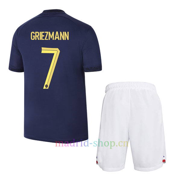 Griezmann Camiseta Francia Primera Equipación 2022 Niño Griezmann Camiseta Francia Primera Equipación 2022 Niño