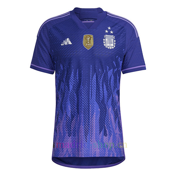 Camiseta Argentina 3 Estrellas Segunda Equipación 2022 Version Jugador Camiseta Argentina 3 Estrellas Segunda Equipación 2022 Version Jugador