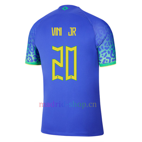 Camiseta Brasil VINI JR Segunda Equipación 2022 Azul Camiseta Brasil VINI JR Segunda Equipación 2022 Azul