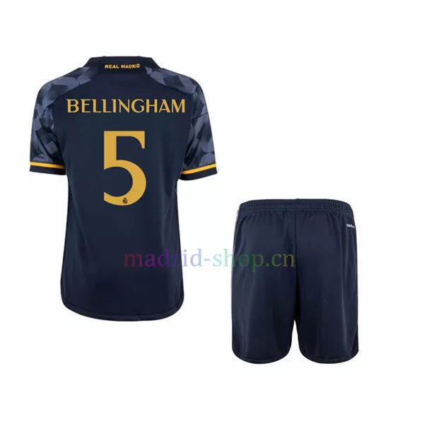 Conjunto de Camiseta Bellingham Real Madrid Segunda Equipación 2023-24 Niño Conjunto de Camiseta Bellingham Real Madrid Segunda Equipación 2023-24 Niño