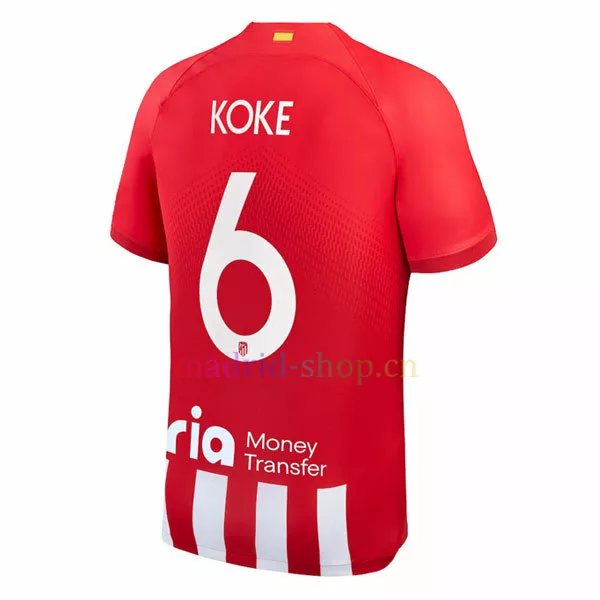 Camiseta Koke Atlético de Madrid Primera Equipación 2023-24 para UCL Camiseta Koke Atlético de Madrid Primera Equipación 2023-24 para UCL