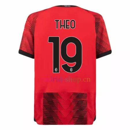 Camiseta AC Milan R. Leao 10 Primera Equipación 2023-24