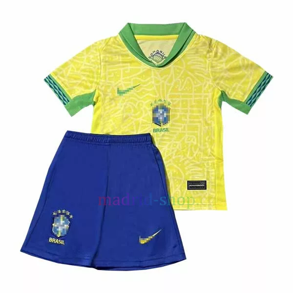 Camiseta Brasil Primera Equipación 2024 Niño Camiseta Brasil Primera Equipación 2024 Niño