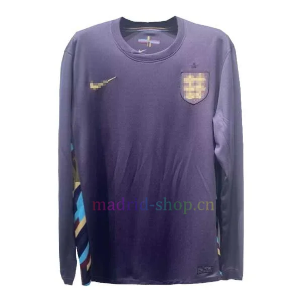 Camiseta Inglaterra 2024 Segunda Equipación Manga Larga Camiseta Inglaterra 2024 Segunda Equipación Manga Larga