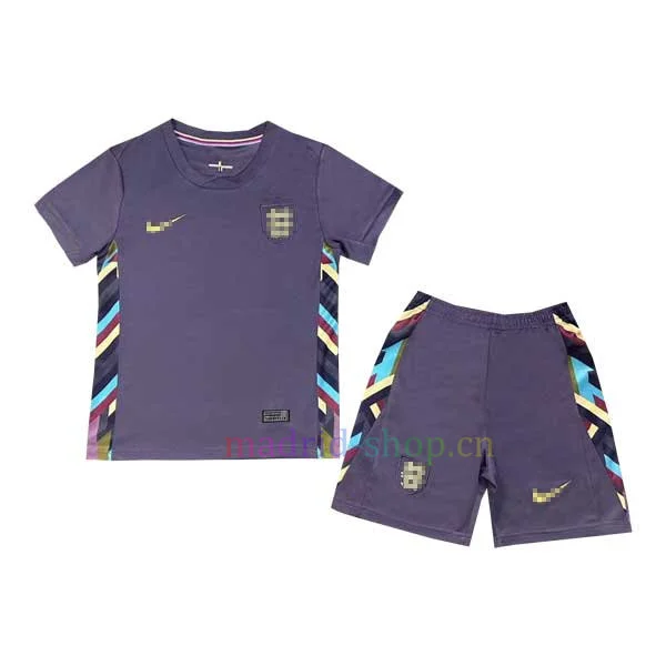 Camiseta Inglaterra 2024 Segunda Equipación Niño Kit Camiseta Inglaterra 2024 Segunda Equipación Niño Kit