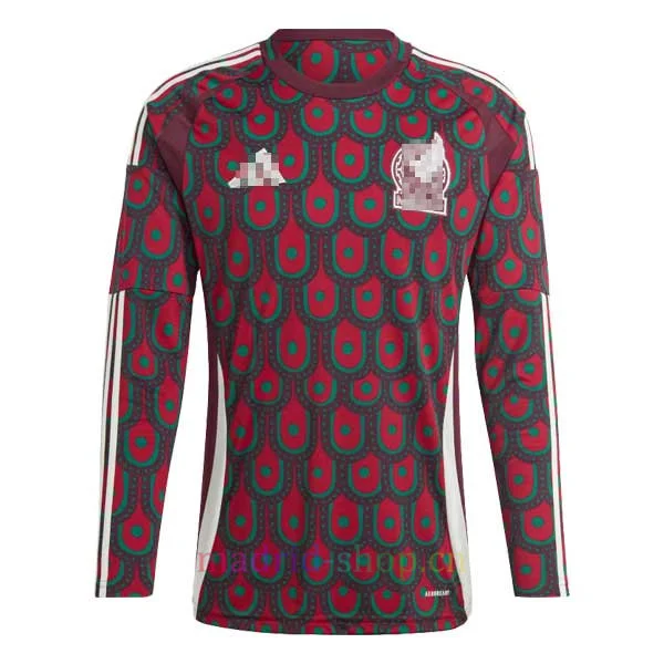Camiseta México Primera Equipación 2024 Manga Larga Camiseta México Primera Equipación 2024 Manga Larga