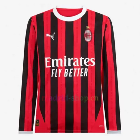 Camiseta AC Milan Primera Equipación 2024-25 Versión Jugador