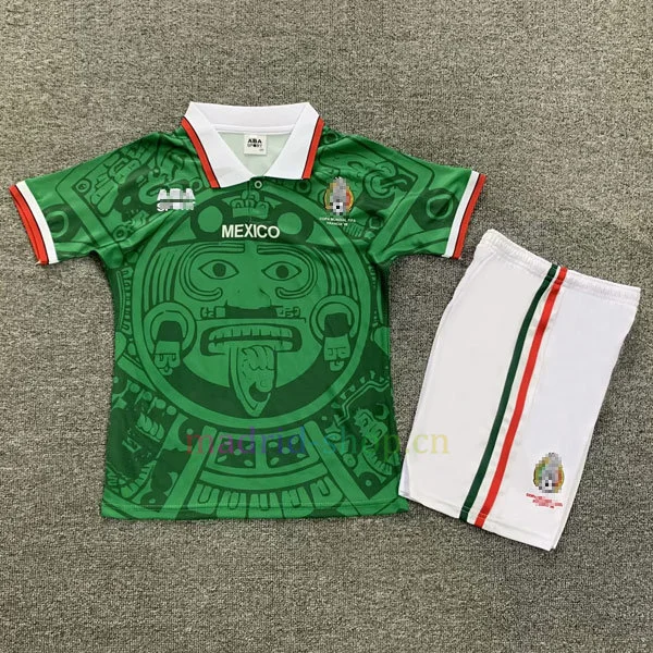 Camiseta México Copa Mundial 1998 Primera Equipación Niño Camiseta México Copa Mundial 1998 Primera Equipación Niño