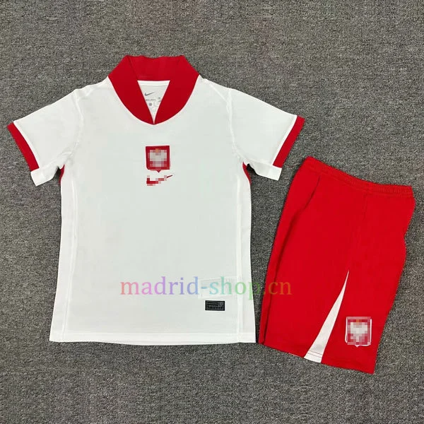 Camiseta Polonia Primera Equipación 2024 Niño Camiseta Polonia Primera Equipación 2024 Niño