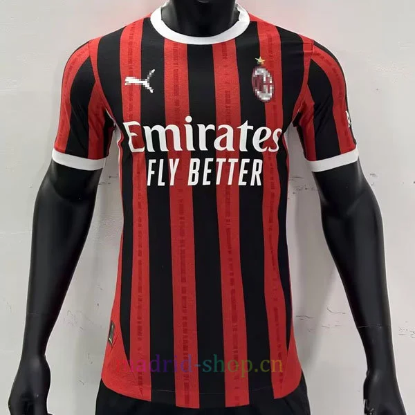 Camiseta AC Milan Primera Equipación 2024-25 Versión Jugador Camiseta AC Milan Primera Equipación 2024-25 Versión Jugador