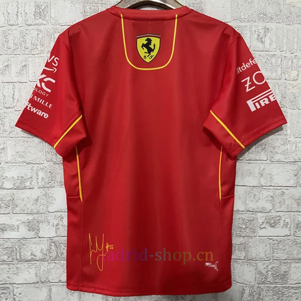 Camiseta Ferrari 55 Carlos Sainz 2024 Camiseta Ferrari 55 Carlos Sainz 2024 - Imagen 2