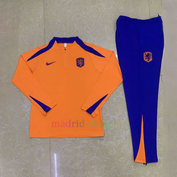Conjunto Sudadera de Entrenamiento Países Bajos 2024-25 Naranja Conjunto Sudadera de Entrenamiento Países Bajos 2024-25 Naranja
