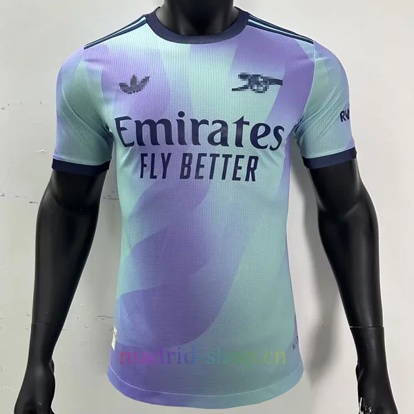 Camiseta Arsenal Tercera Equipación 2024-25 Versión Jugador Camiseta Arsenal Tercera Equipación 2024-25 Versión Jugador