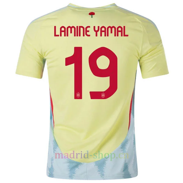 Camiseta Lamine Yamal España Segunda Equipación 2024 Camiseta Lamine Yamal España Segunda Equipación 2024
