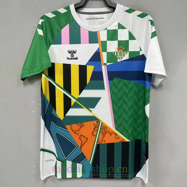 Camiseta Real Betis Pre-partido Fiestas de Primavera 2024 Camiseta Real Betis Pre-partido Fiestas de Primavera 2024