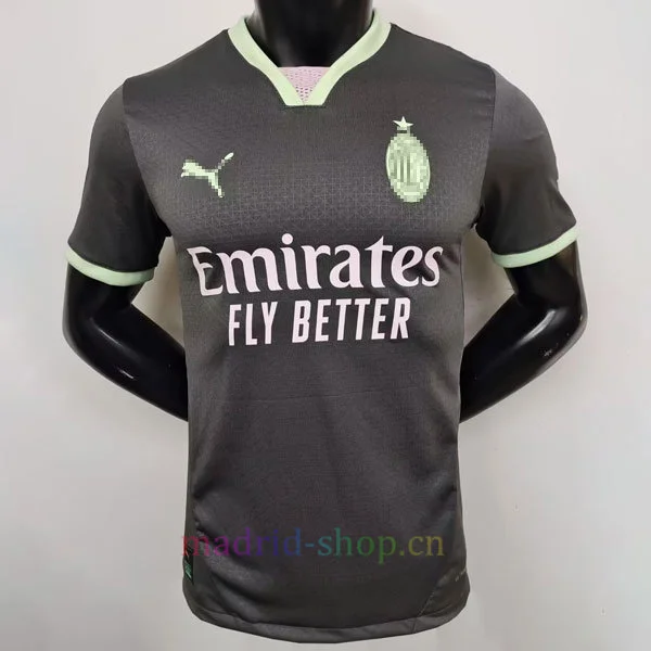 Camiseta AC Milan Tercera Equipación 2024-25 Versión Jugador Camiseta AC Milan Tercera Equipación 2024-25 Versión Jugador