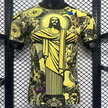 Camiseta Brasil Edición Especial 2024 Versión Jugador Negro
