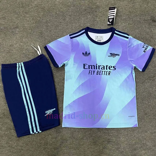 Camiseta Arsenal Tercera Equipación 2024-25 Niño Azul Marino Camiseta Arsenal Tercera Equipación 2024-25 Niño Azul Marino