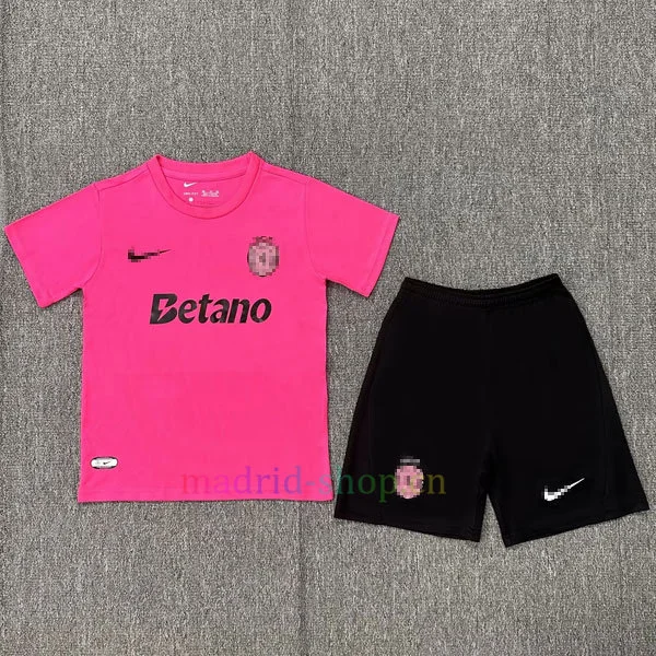 Camiseta Sporting CP 2024-25 Niño Rosa Camiseta Sporting CP 2024-25 Niño Rosa