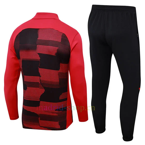 Sudadera de Entrenamiento AC Milan 2024-25 Negro Rojo Sudadera de Entrenamiento AC Milan 2024-25 Negro Rojo - Imagen 2