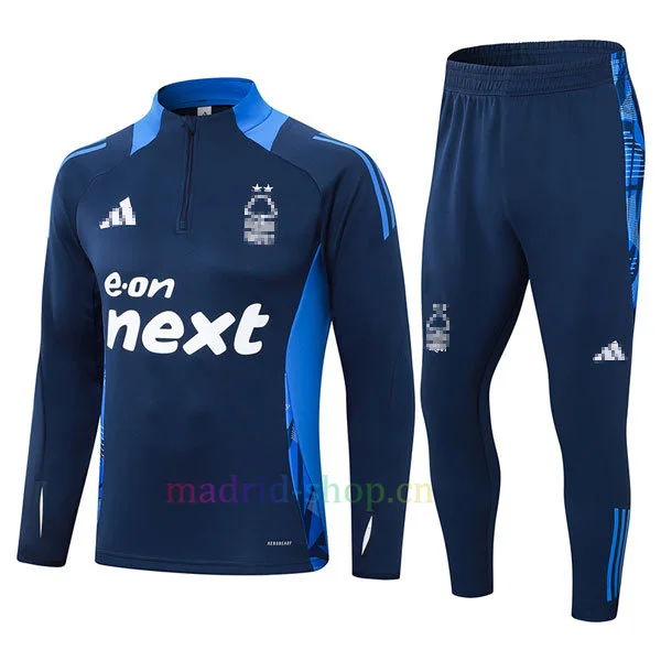 Sudadera de Entrenamiento Nottingham Forest 2024-25 Azul Sudadera de Entrenamiento Nottingham Forest 2024-25 Azul