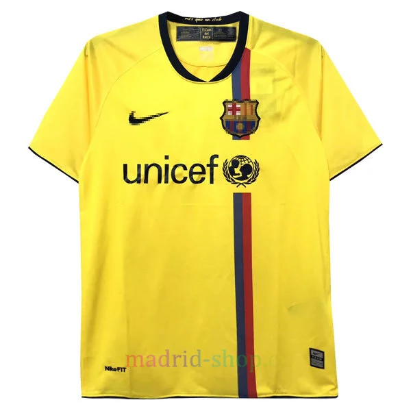 Camiseta Barcelona Segunda Equipación 2008-09 Camiseta Barcelona Segunda Equipación 2008-09