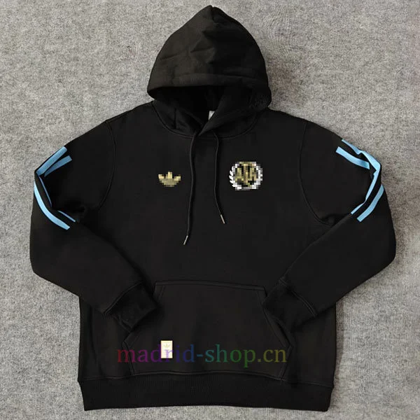 Sudaderas Con Capucha Argentina 2024 Negro Sudaderas Con Capucha Argentina 2024 Negro