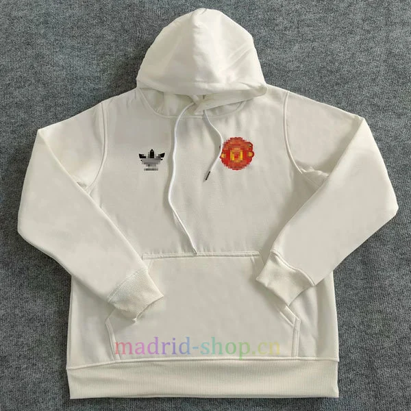 Sudaderas Con Capucha Manchester United 2024-25 Blanca Sudaderas Con Capucha Manchester United 2024-25 Blanca