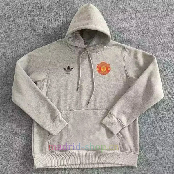 Sudaderas Con Capucha Manchester United 2024-25 Gris Sudaderas Con Capucha Manchester United 2024-25 Gris