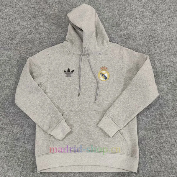 Sudaderas Con Capucha Real Madrid 2024-25 Gris Sudaderas Con Capucha Real Madrid 2024-25 Gris