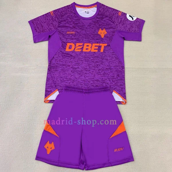 Camiseta Wolves Tercera Equipación 2024-25 Niño Camiseta Wolves Tercera Equipación 2024-25 Niño