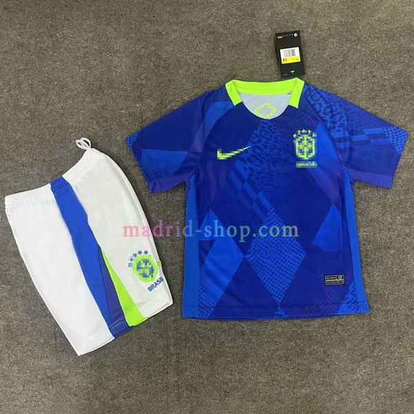 Camiseta Brasil Segunda Equipación 2025 Niño Camiseta Brasil Segunda Equipación 2025 Niño