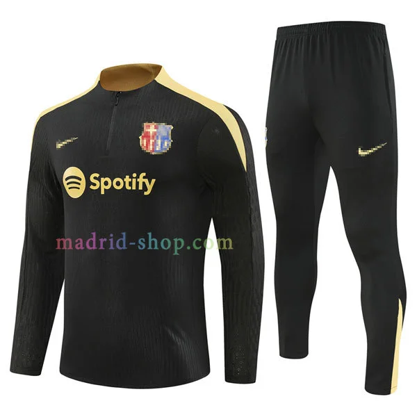 Sudadera Entrenamiento Barcelona 2024-25 Negro Versión Jugador Sudadera Entrenamiento Barcelona 2024-25 Negro Versión Jugador