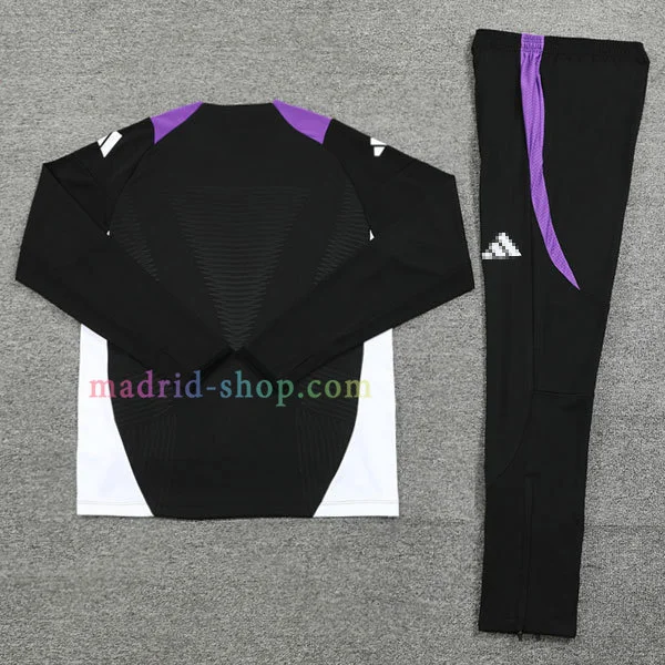 Sudadera de Entrenamiento Real Madrid 2024-25 Negra Versión Jugador Sudadera de Entrenamiento Real Madrid 2024-25 Negra Versión Jugador - Imagen 2