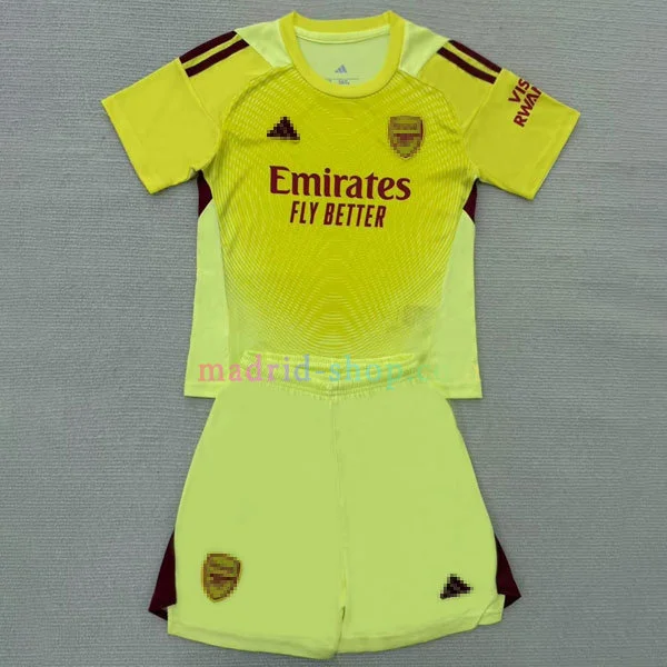 Camiseta de Portero Arsenal 2025-26 Niño – Amarillo Camiseta de Portero Arsenal 2025-26 Niño - Amarillo - Imagen 2