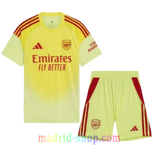 Camiseta de Portero Arsenal 2025-26 Niño – Amarillo Camiseta de Portero Arsenal 2025-26 Niño - Amarillo