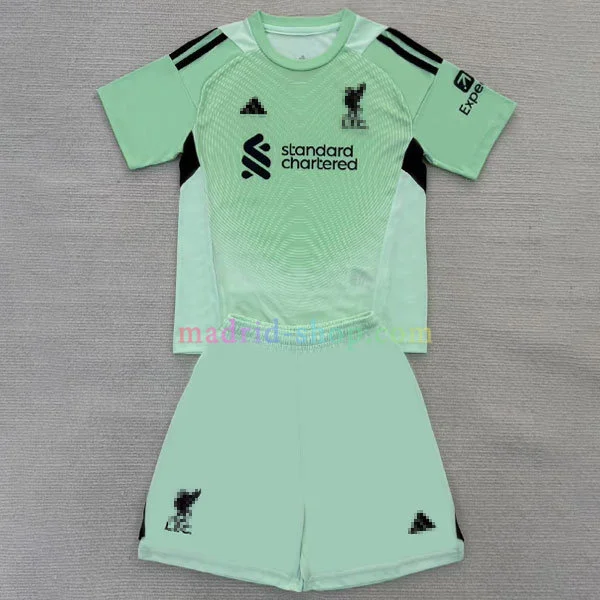 Camiseta de Portero Liverpool 2025-26 Niño – Verde Camiseta de Portero Liverpool 2025-26 Niño - Verde