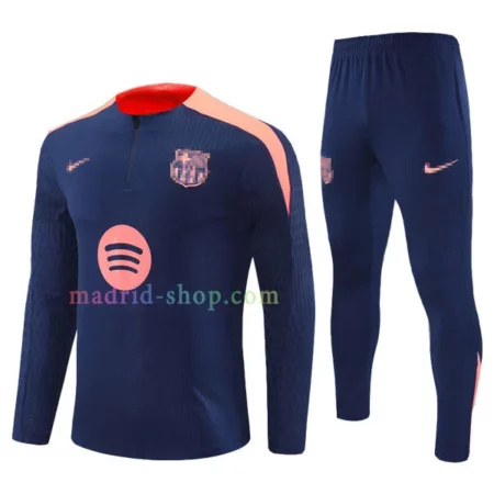 Sudadera de Entrenamiento Barcelona 2024-25 Niño – Naranja Versión Jugador