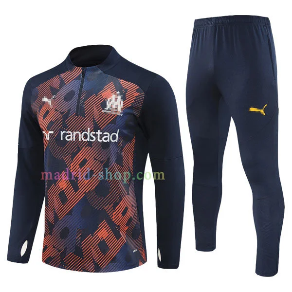 Sudadera de Entrenamiento Olympique de Marsella 2024-25 Niño Sudadera de Entrenamiento Olympique de Marsella 2024-25 Niño