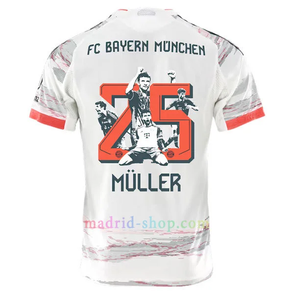 Thomas Müller Camiseta Bayern Munich Segunda Equipación 2025-26 Versión Jugador Thomas Müller Camiseta Bayern Munich Segunda Equipación 2025-26 Versión Jugador