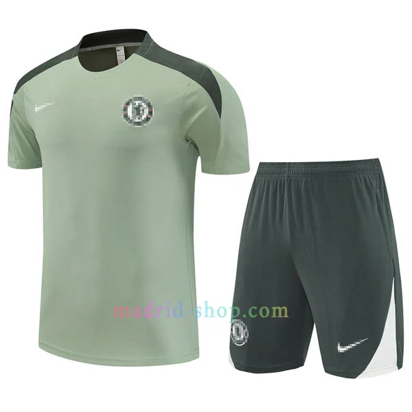 Conjunto Camiseta de Entrenamiento Chelsea 2025-26 Verde Conjunto Camiseta de Entrenamiento Chelsea 2025-26 Verde