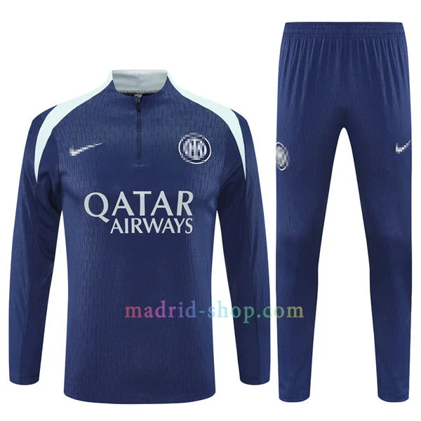 Conjunto Sudadera de Entrenamiento Inter de Milán 2025-26 Azul Versión Jugador Conjunto Sudadera de Entrenamiento Inter de Milán 2025-26 Azul Versión Jugador