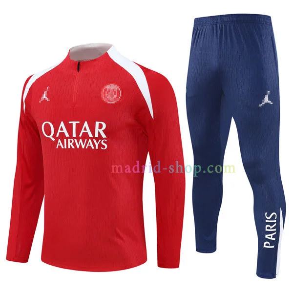 Sudadera de Entrenamiento PSG 2025-26 Niño Versión Jugador – Rojo Sudadera de Entrenamiento PSG 2025-26 Niño Versión Jugador - Rojo